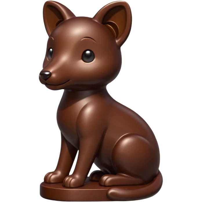 chocolate animal statue emoji