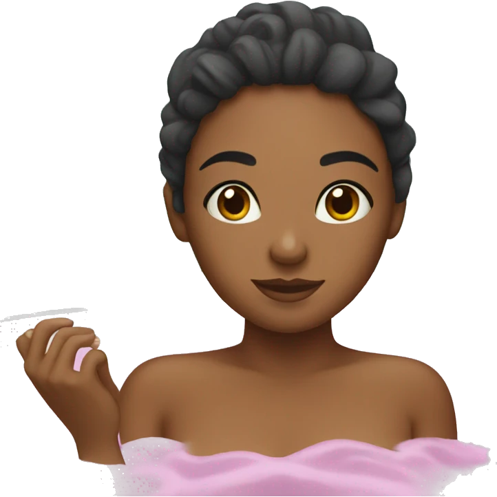 Girl in jacuzzi emoji