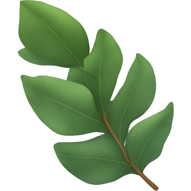 Eucalyptus leaves emoji