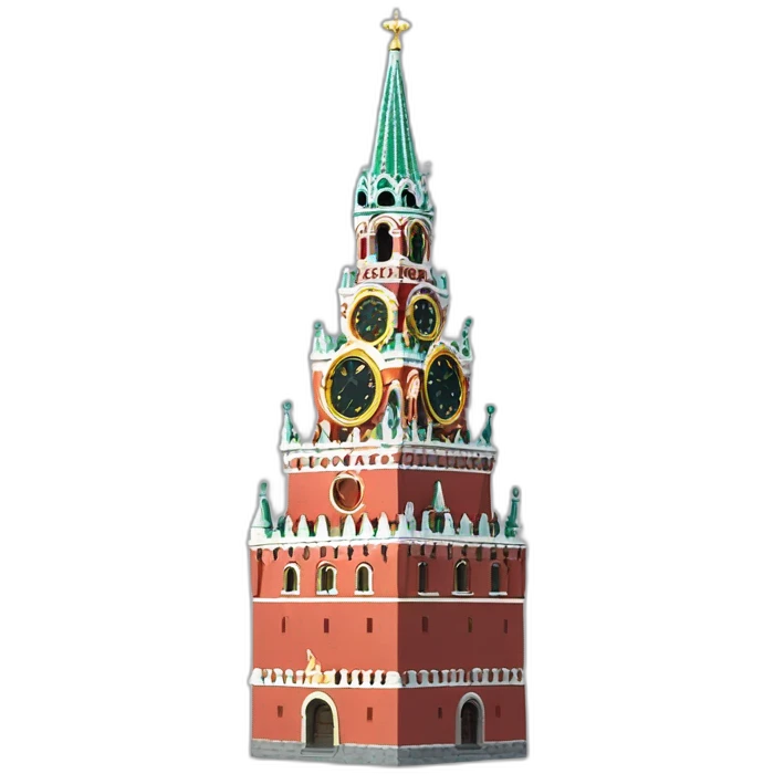 Moscow Spasskaya Tower emoji