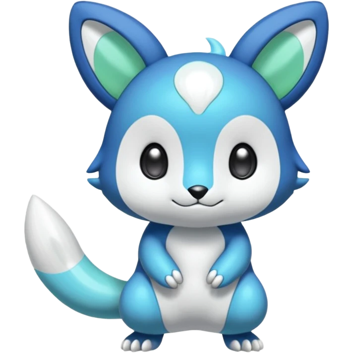 Shiny Soft Smooth Glossy Vibrant Pale Light Neon Clear Colorful Exotic Meloetta-Oshawott-Meowstic-Minccino-Stitch-Fakémon-creature-hybrid emoji