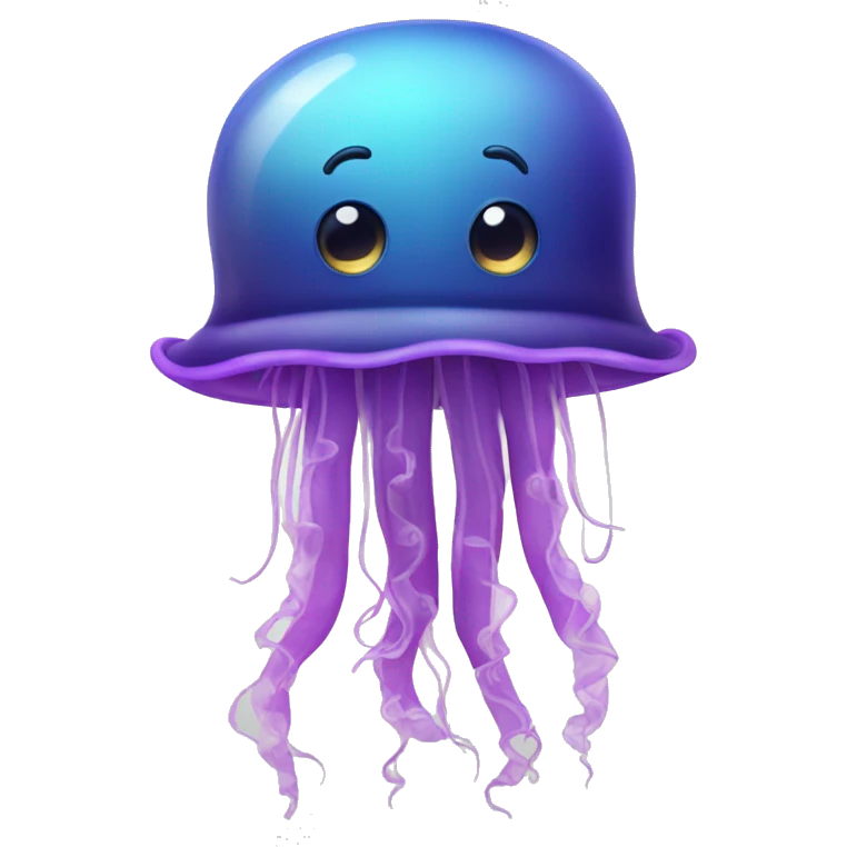 jellyfish with a small hat emoji