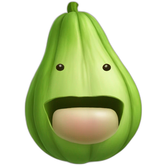 chayote no face emoji