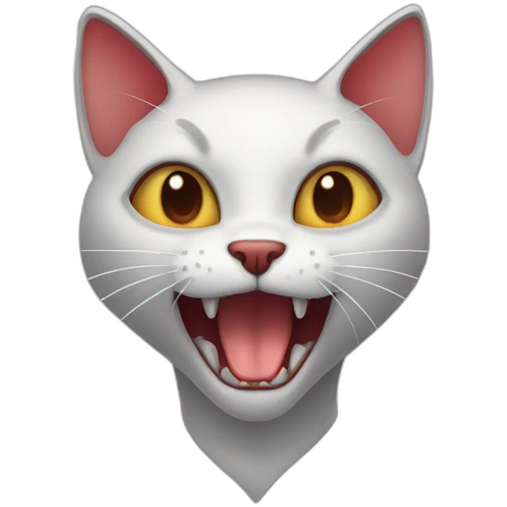 Vampire cat emoji