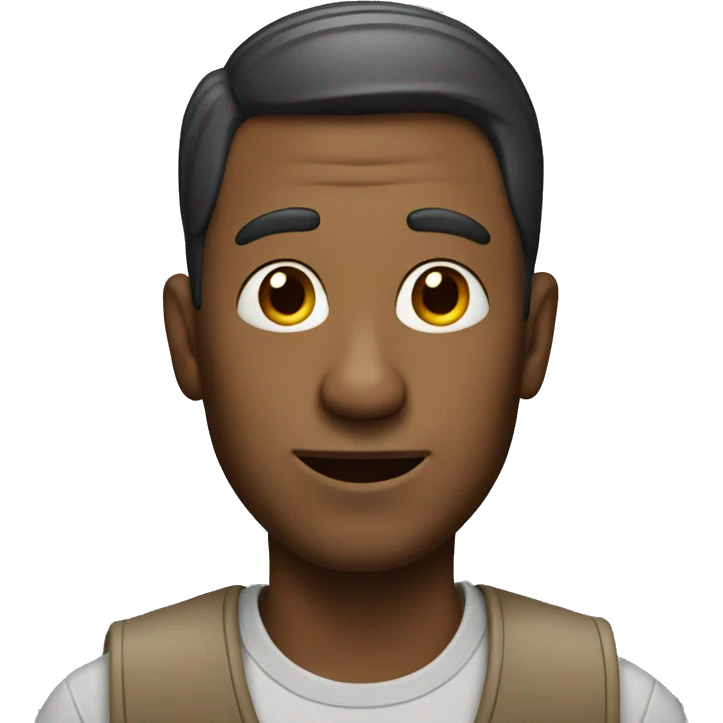 a man with big ears emoji