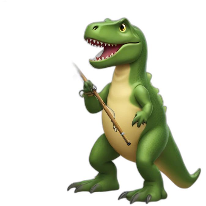 fishing trex emoji