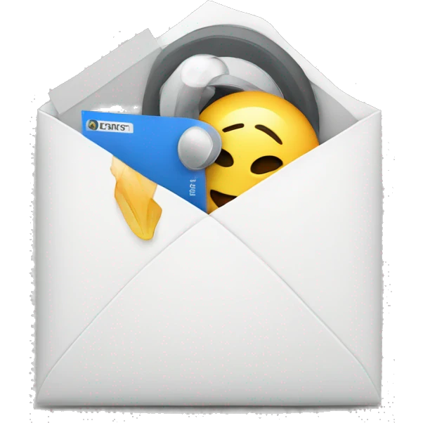 email being sent out emoji