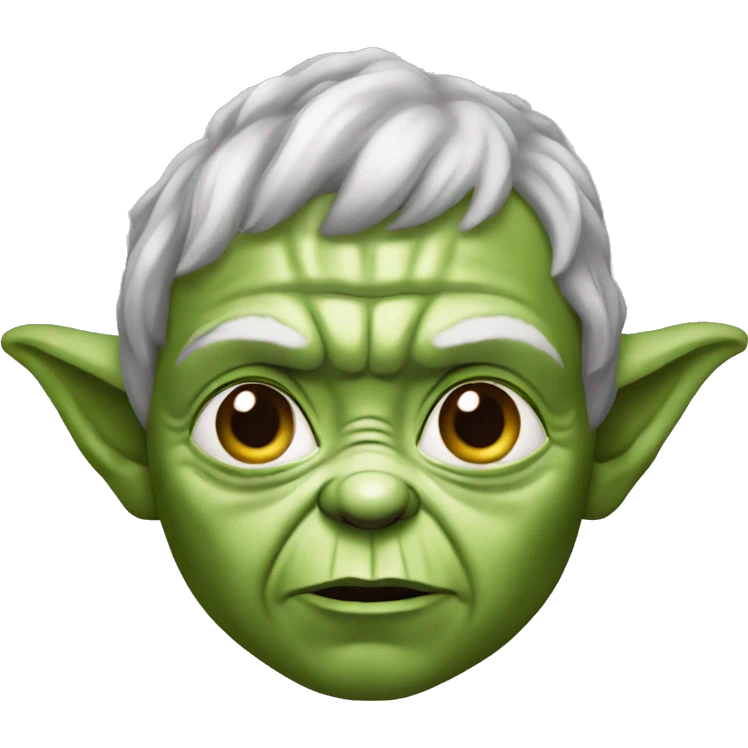 Yoda embêté  emoji