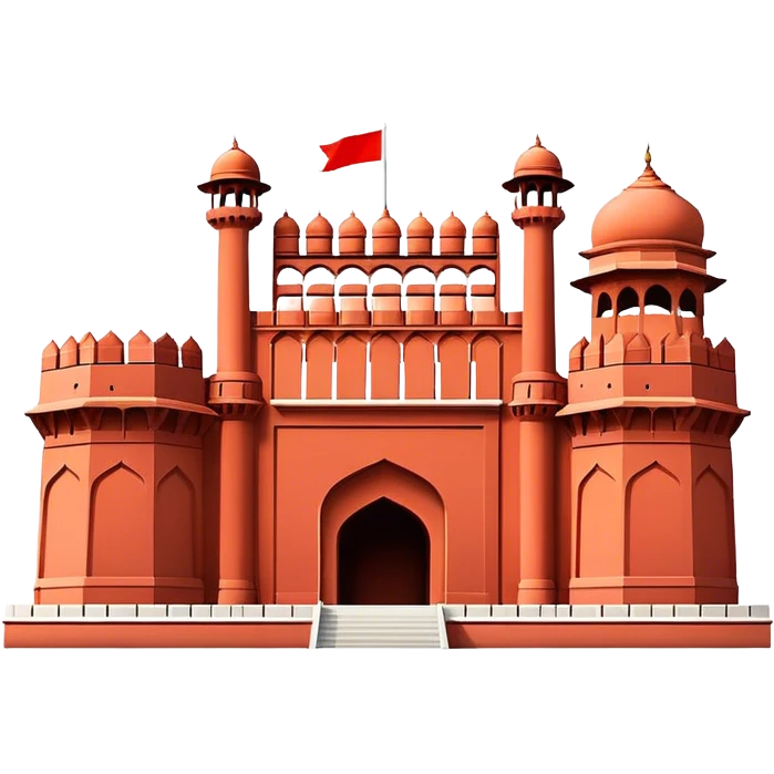 Red fort  emoji