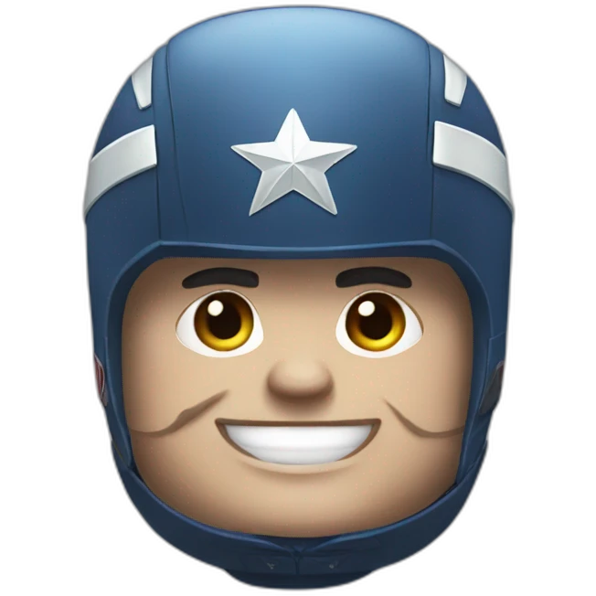 fat captain america emoji