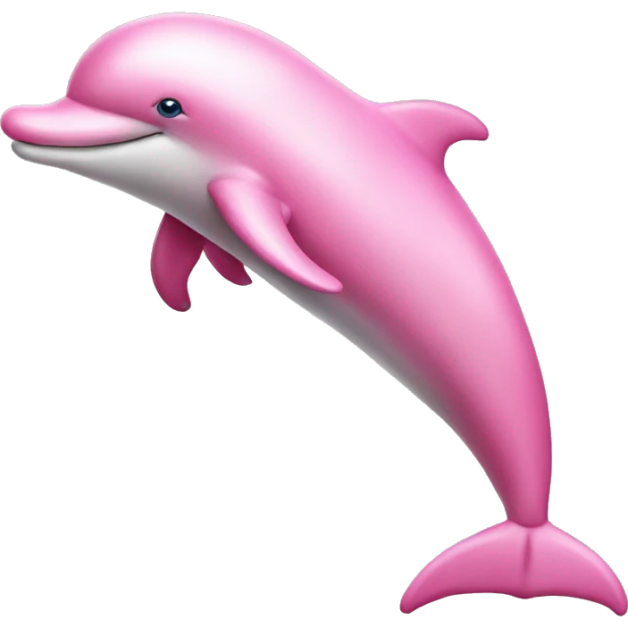 Pink dolphin emoji