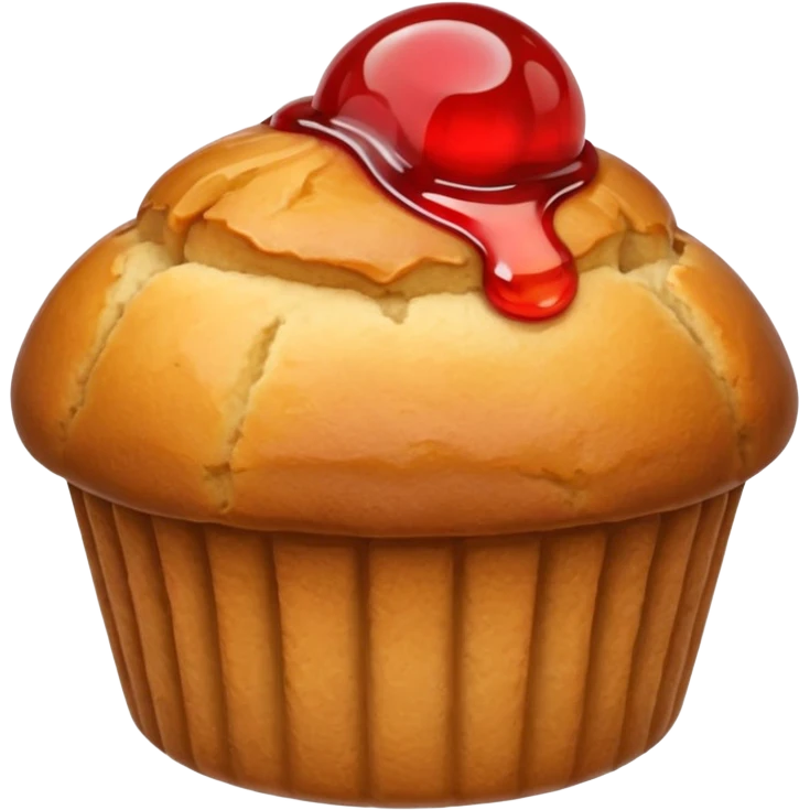 muffin with jelly emoji