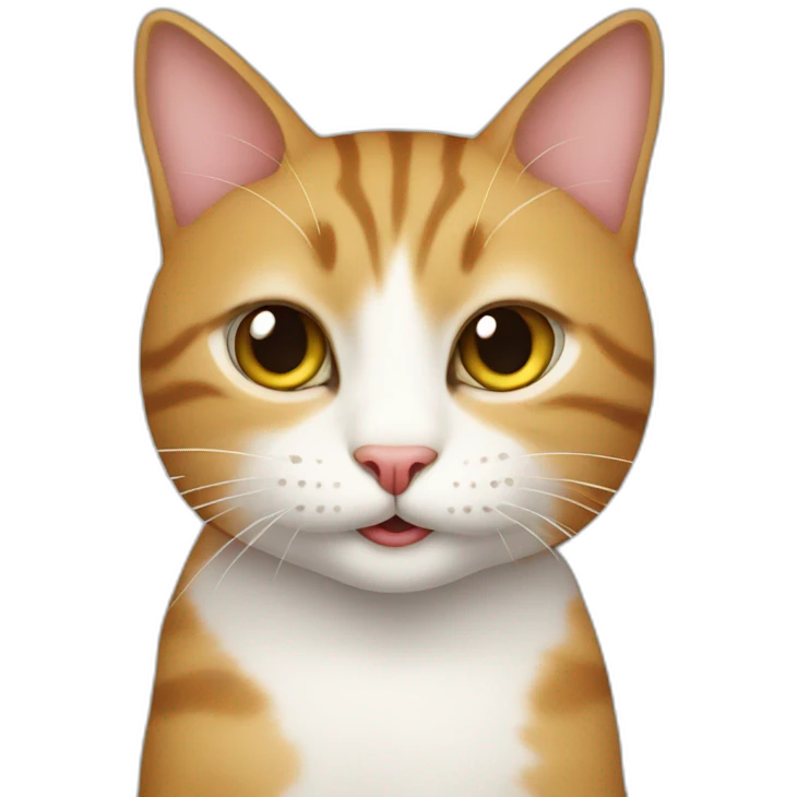 Funny cat emoji