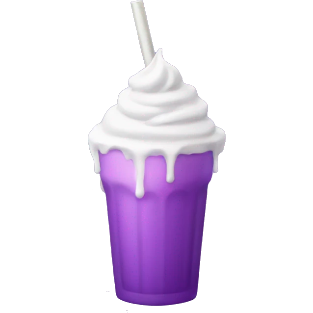 purple milkshake  emoji