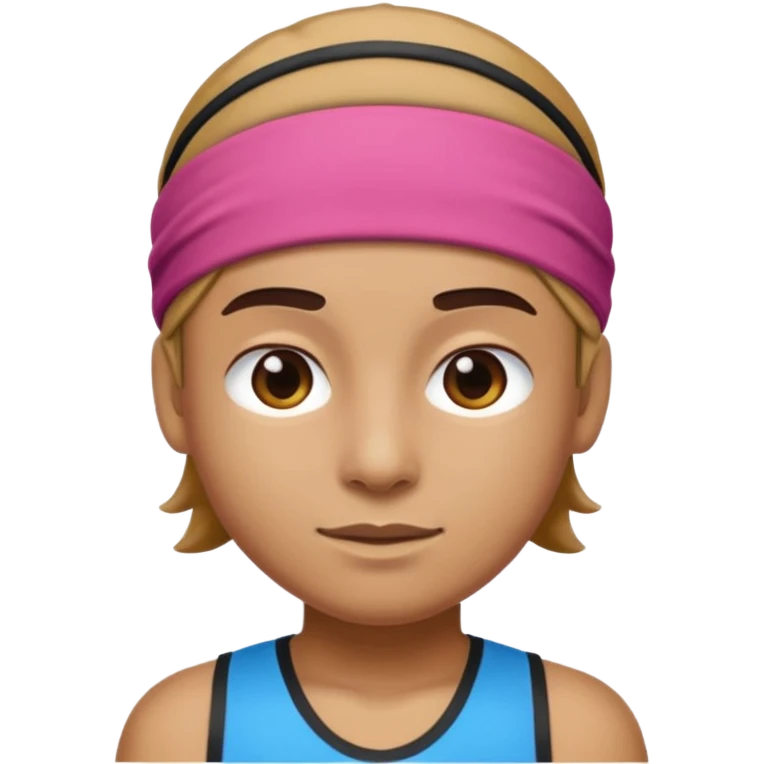 Athleteemoji wear headband emoji