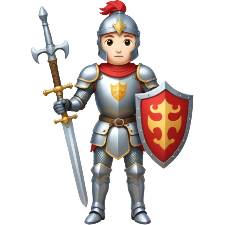 brave knight full body emoji