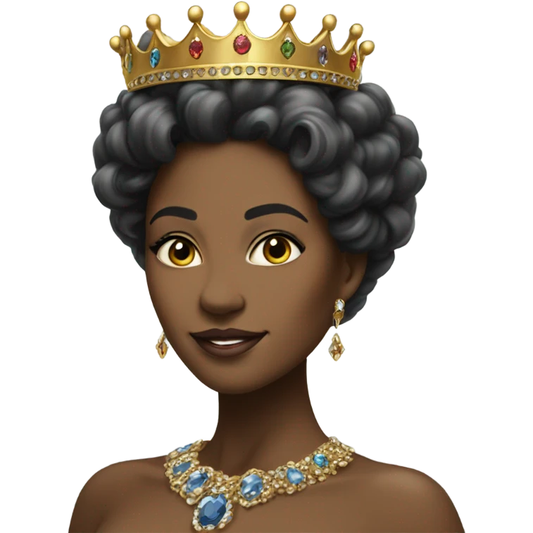 Black queen emoji