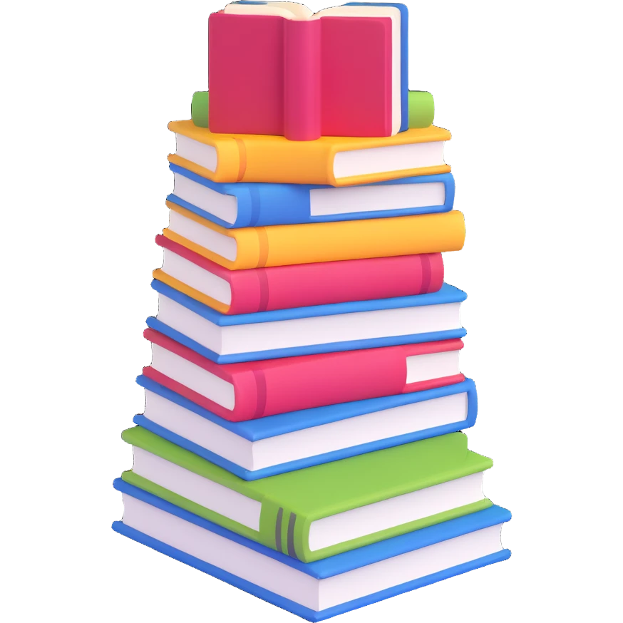 stack of books emoji