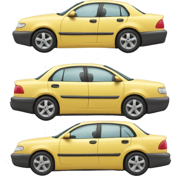 car with multiple floors emoji