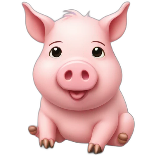 pig-programming-on-laptop emoji