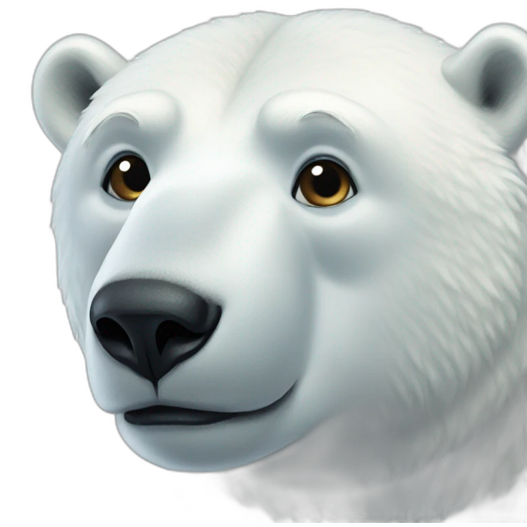 Polar bear emoji  emoji