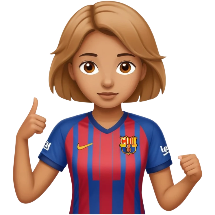 Barca girl emoji