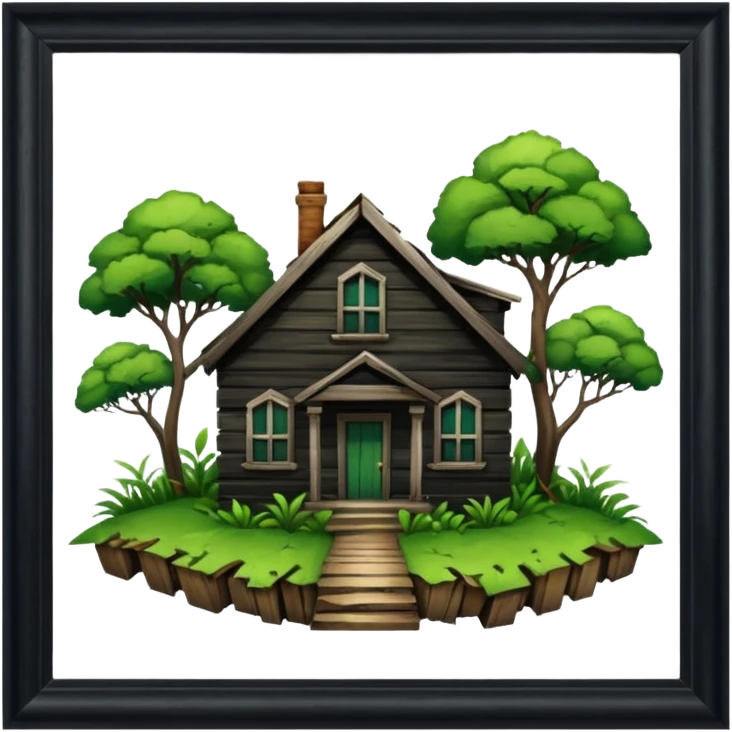 Casas abandonadas emoji