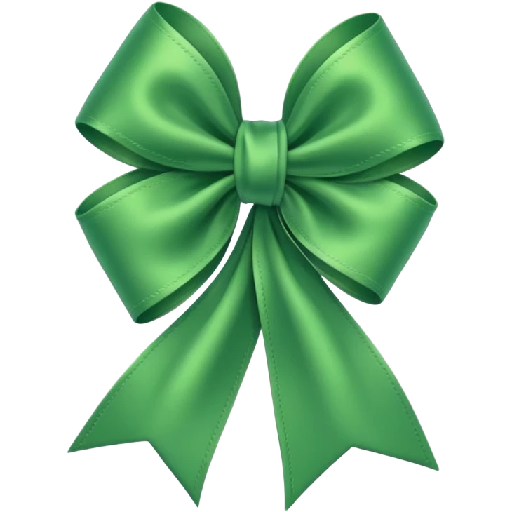 Green ribbon  emoji