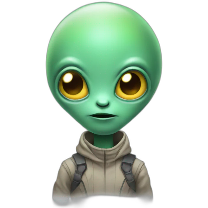 alien cute emoji