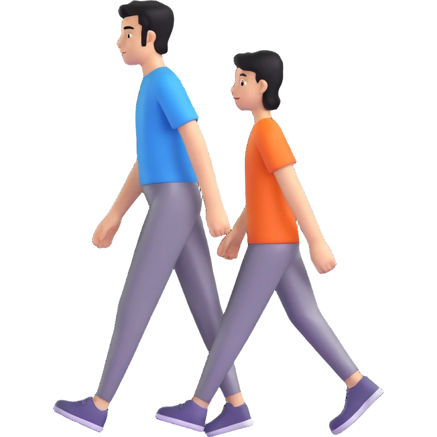 person walking emoji
