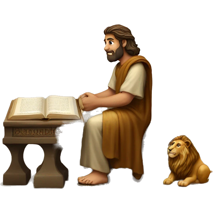 Bible david in the lions de emoji