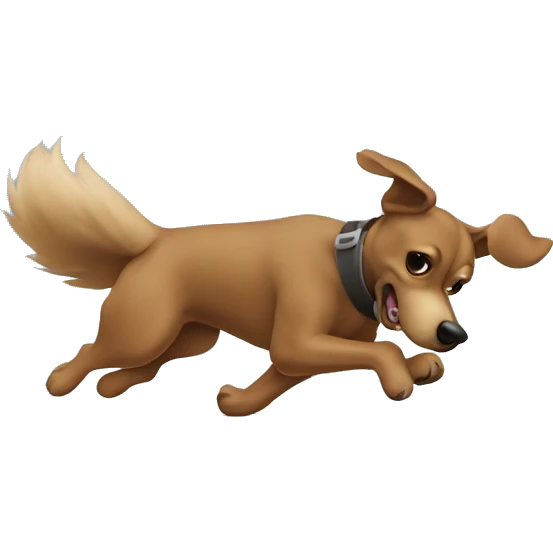 Anvil with dog jumping  emoji