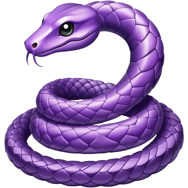 amethyst gem snake emoji