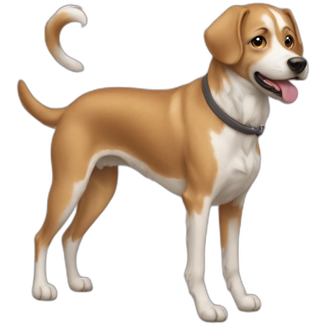 Fille sur chien emoji