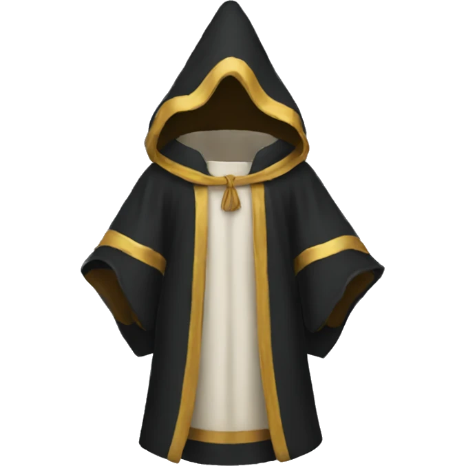 wizard robes, no hood emoji