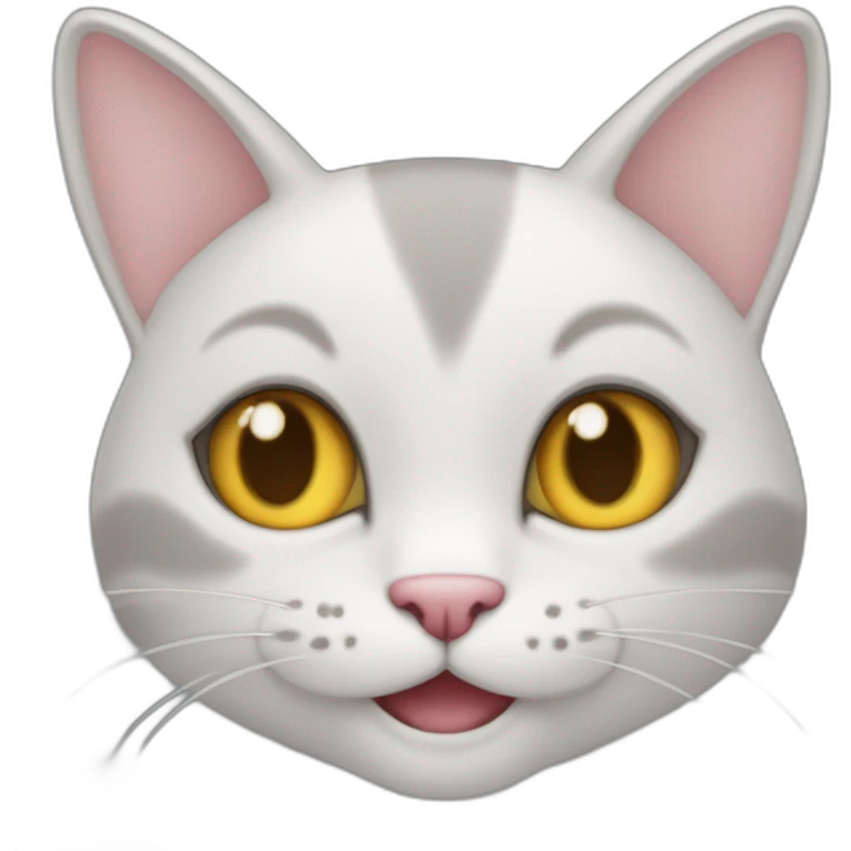 Sorriso gato da alice no país das maravilhas emoji
