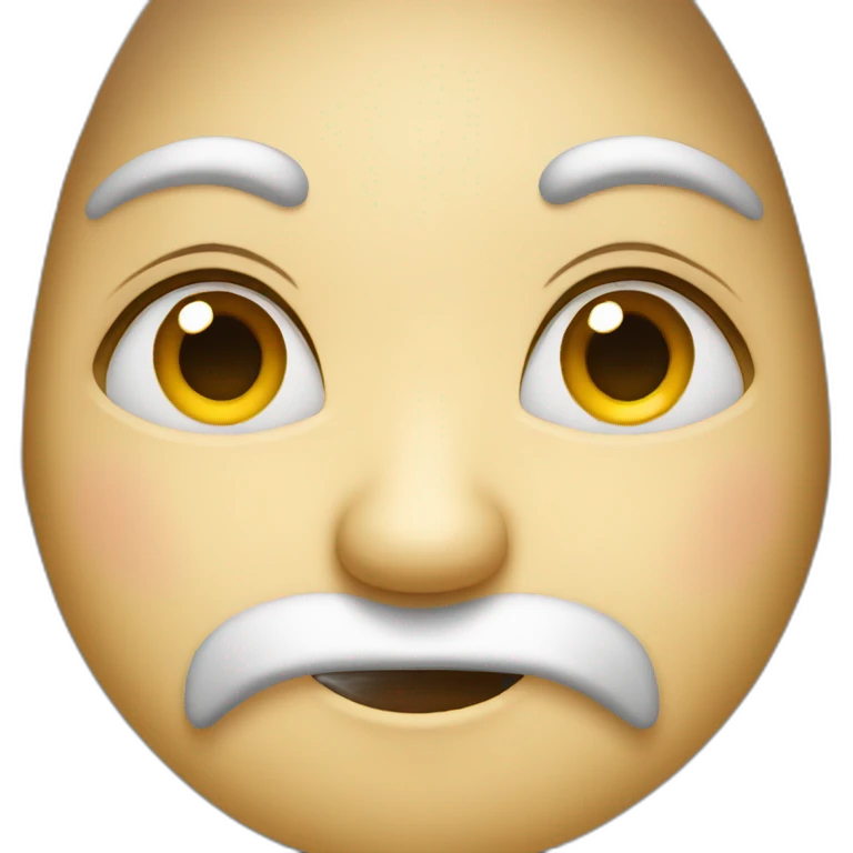 Emojie qui se touche le nez emoji