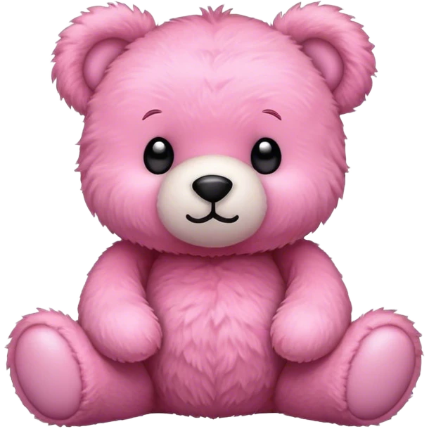pink teddy bear emoji
