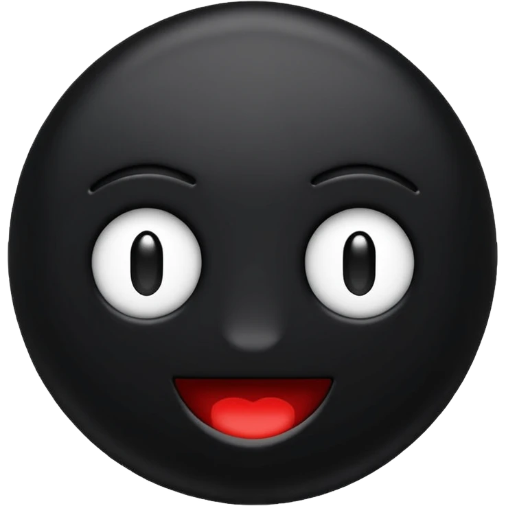 erstelle ein emoji was komplett dunkel ist  emoji