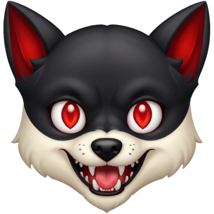 vampire dog emoji