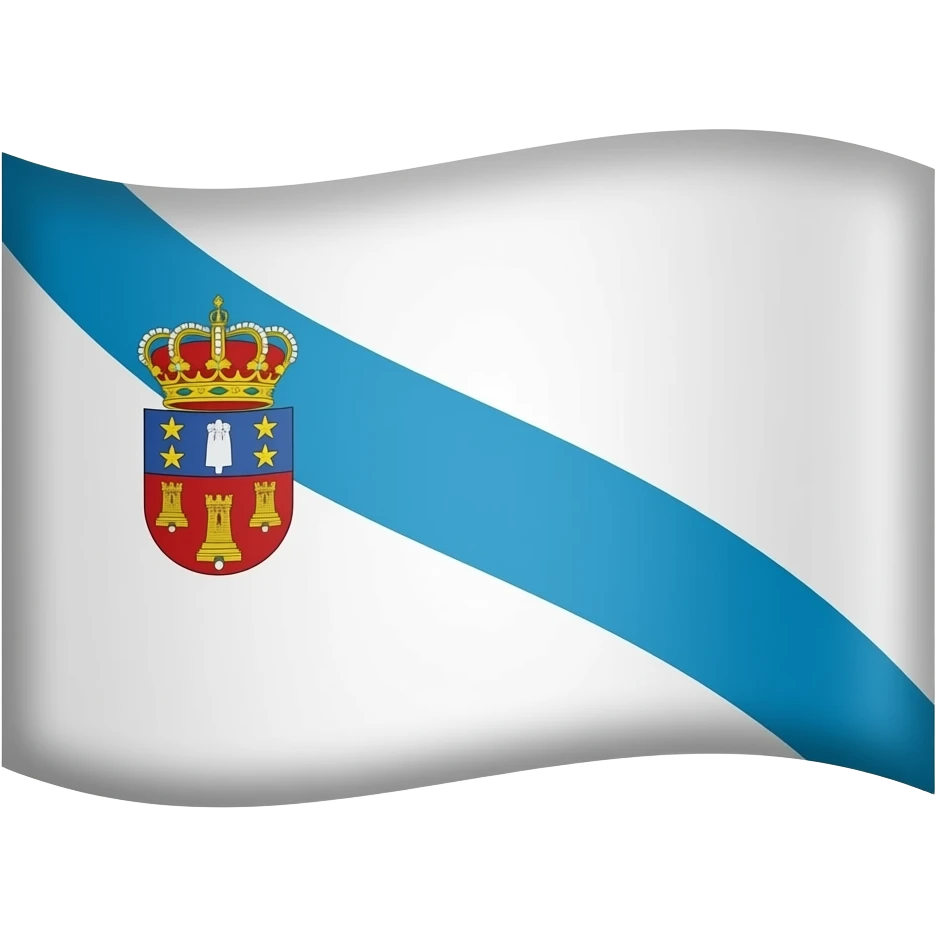 bandera de galicia emoji