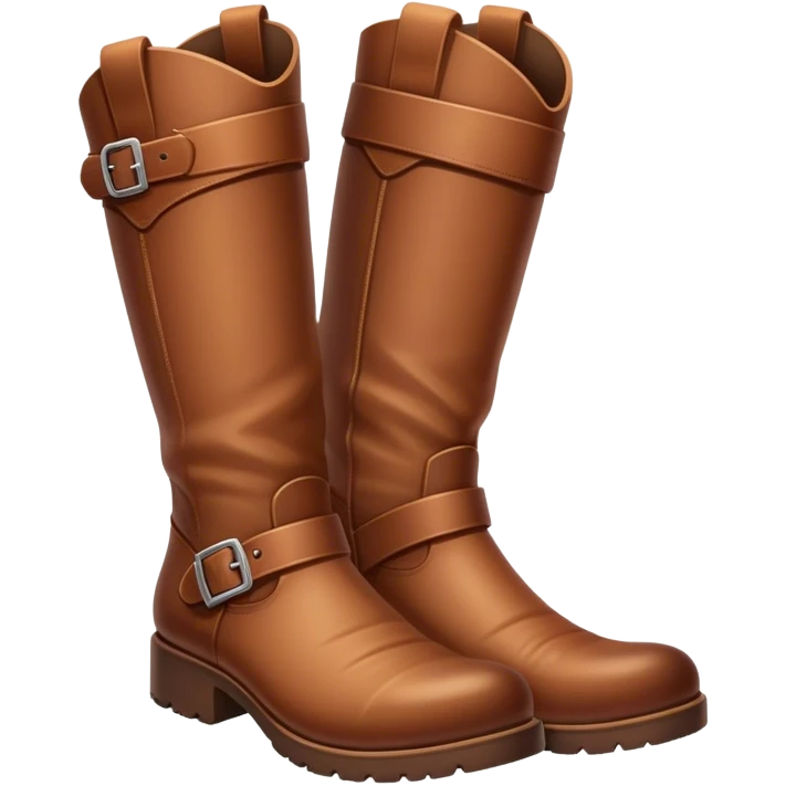 Man made up of boots emoji