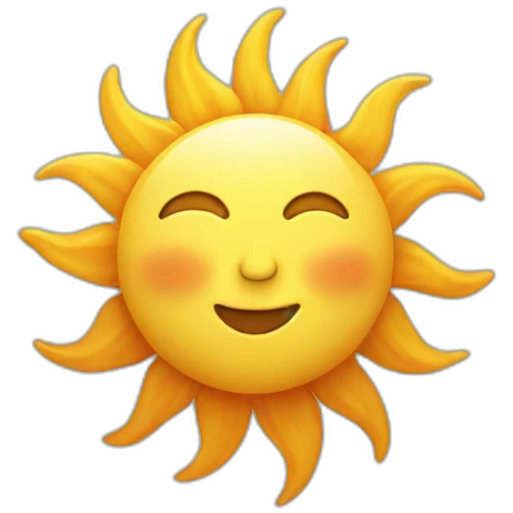 sun and moon emoji