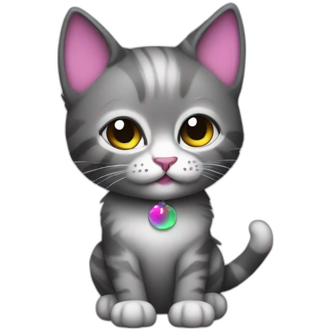 disco kitten emoji