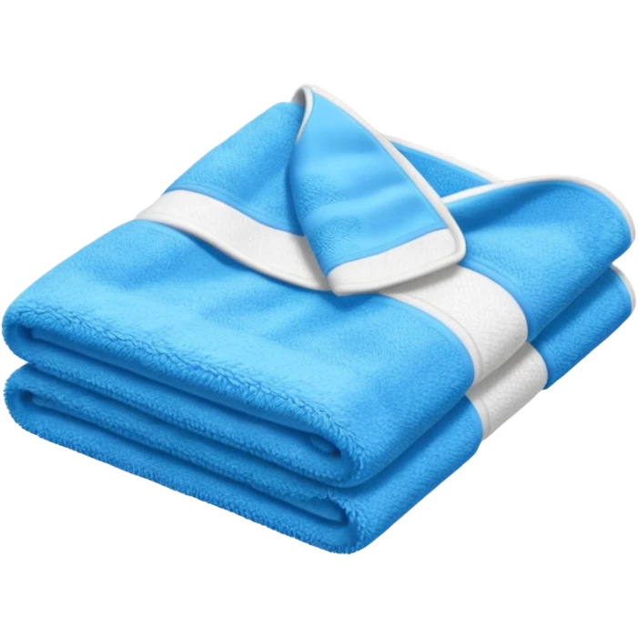 a blue towel emoji