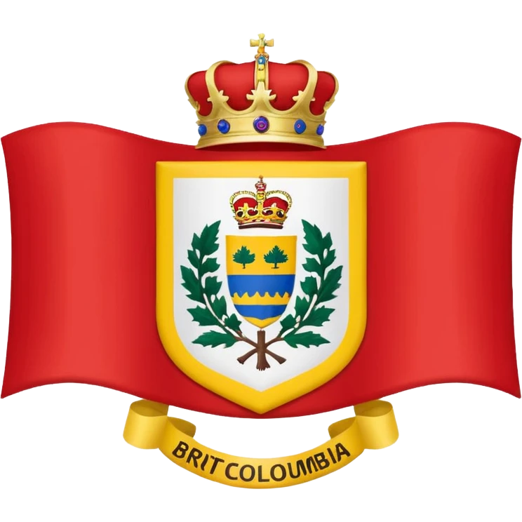 the flag of beautiful british columbia emoji