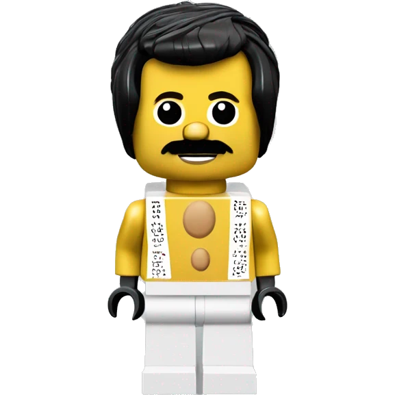 freddie mercury as lego emoji