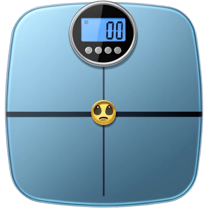 scale going down fat loss emoji