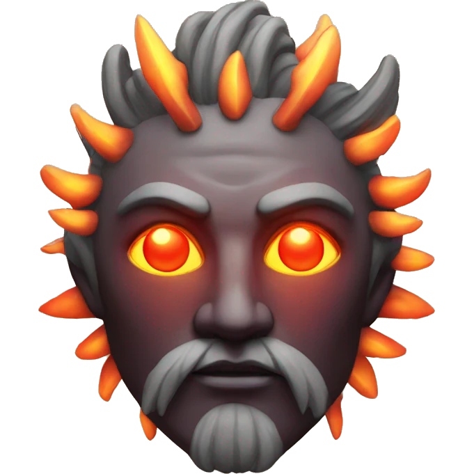 red sun god emoji