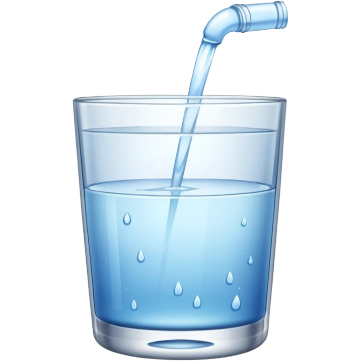 Water glass emoji